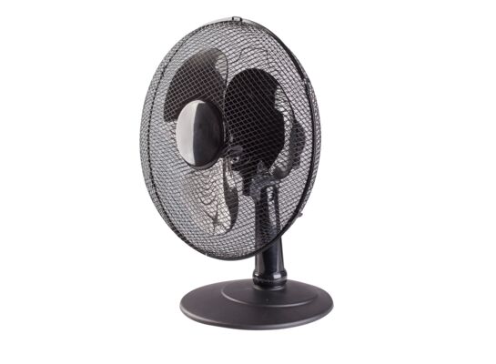 Wentylator biurkowy Ø23 cm podstawa płaska 