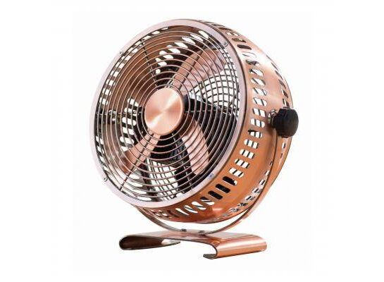 Wentylator stołowy miedziany Ø15 cm