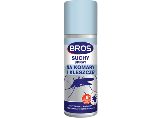 Spray suchy na komary i kleszcze 90 ml BROS