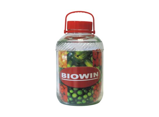 Słój 12 l z plastikową pokrywą Browin