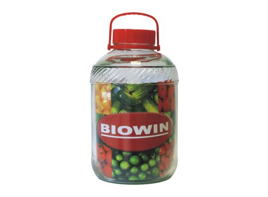Słój 15 l z plastikową pokrywą Browin