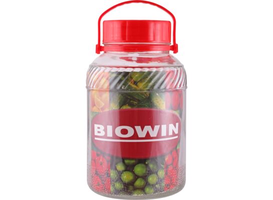 Słoik 5 l z plastikową pokrywą