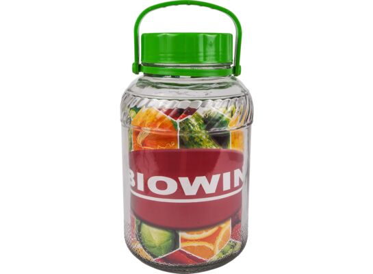 Słój 5 l ze szczypcami i plastikową pokrywą Browin