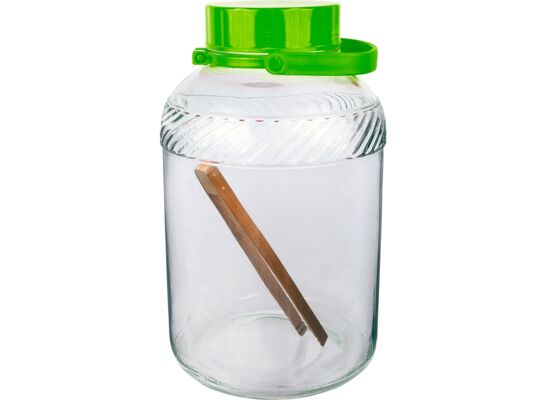 Słój 8 l ze szczypcami i plastikową pokrywą Browin