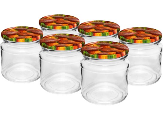 Słoik z zakrętką 212 ml  Ø66 6 sztuk