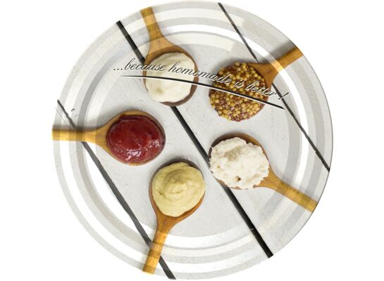 Zakrętka Ø66 mm sosy, ketchup, chrzan 10 sztuk Browin