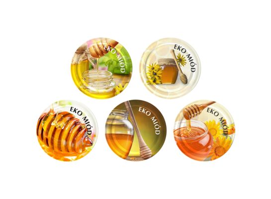 Zakrętka Ø82 miód 10 sztuk Browin