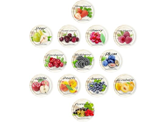 Zakrętka Ø82 mm owoce 3 10 sztuk Browin