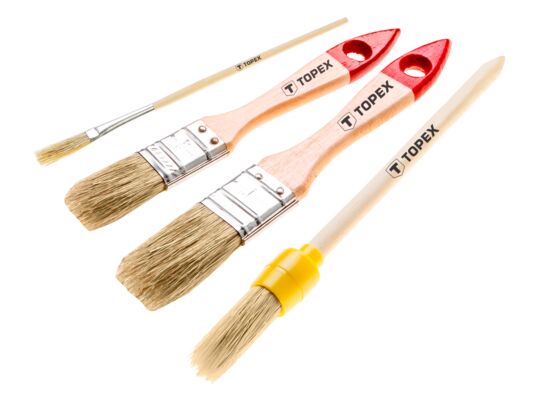 Zestaw pędzli, 4 sztuki TOPEX