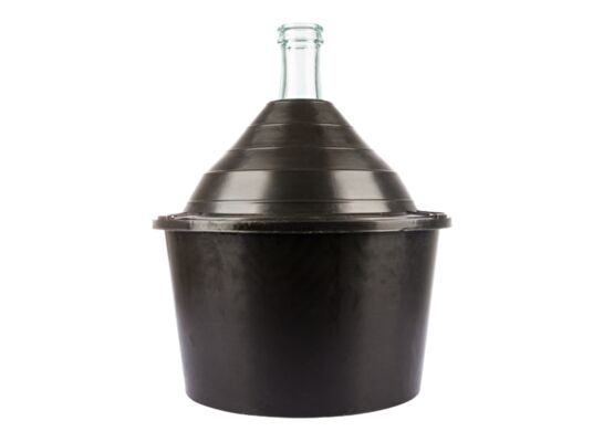 Balon do wina 34 l w koszu plastikowym Browin