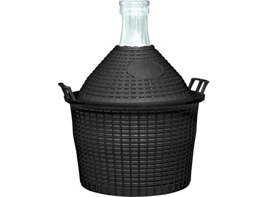 Balon do wina 5 l w koszu plastikowym Browin