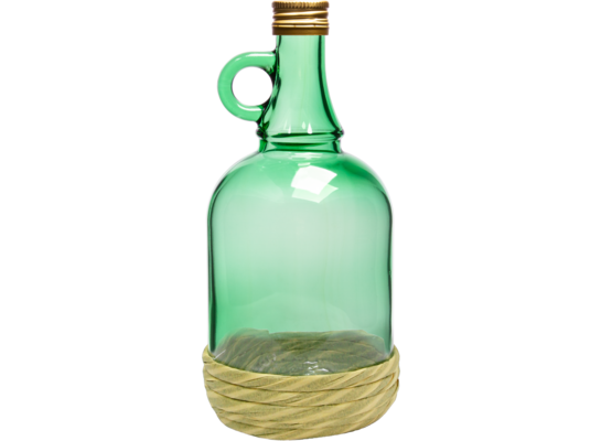 Butelka Gallone 1 l w oplocie z zakrętką