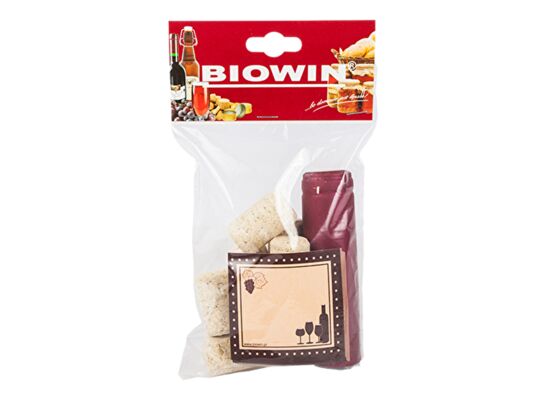 Zestaw: korki + etykiety + kapturki 8 sztuk Browin