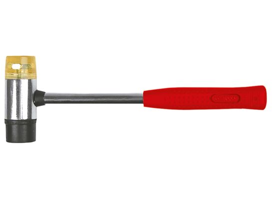 Młotek blacharski, guma / plastik, 35 mm, trzonek metalowy Top Tools