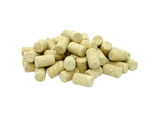 Korek naturalny walcowy 22 x 38 mm aglomerowany 20 sztuk Browin