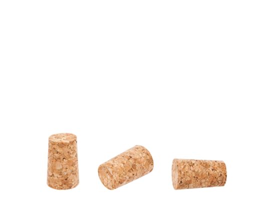 Korek naturalny stożkowy 18 x 23 mm aglomerowany 100 sztuk Browin