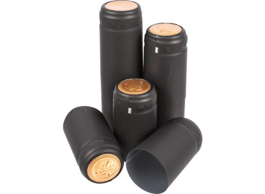 Kapturki z perforacją czarne Ø31 mm 100 sztuk Browin