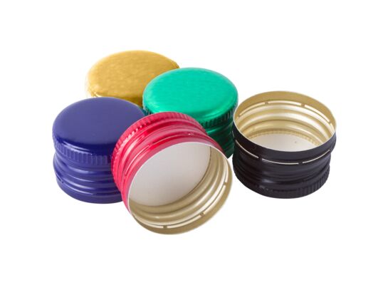 Zakrętka do butelek 28 x 18 mix kolorów 100 sztuk Browin