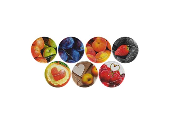 Zakrętka Ø66 mm owoce 5 10 sztuk Browin