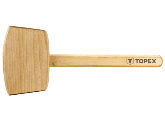 Młotek drewniany 500 g, trzonek drewniany TOPEX