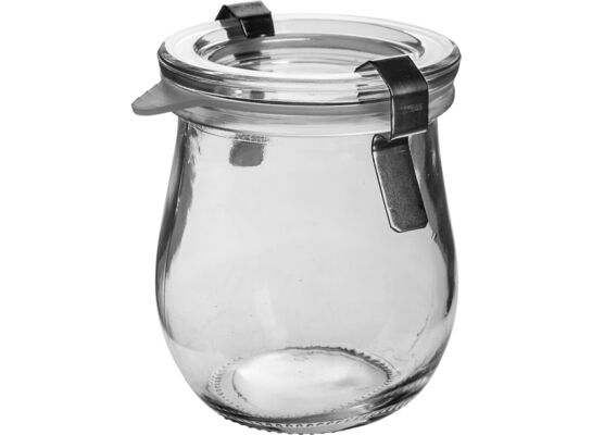 Słój do wekowania Pękaty brzuszek biały 190 ml Browin