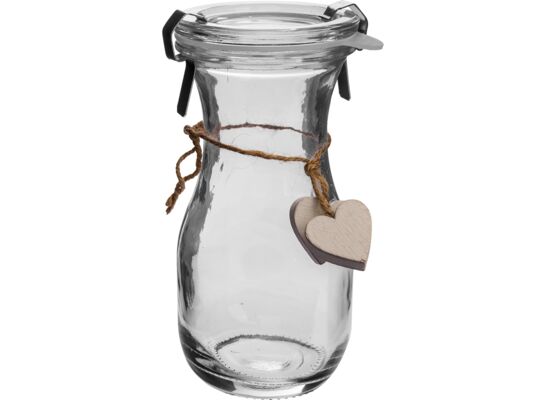 Butelka Od Serca biała 250 ml z zamknięciem Browin