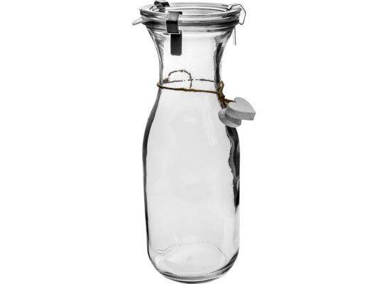 Butelka Od Serca biała 1 l z zamknięciem Browin