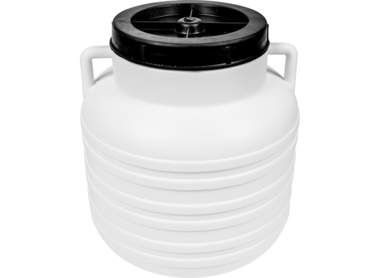 Beczka na kiszonki z uchwytami 10 l biała Browin