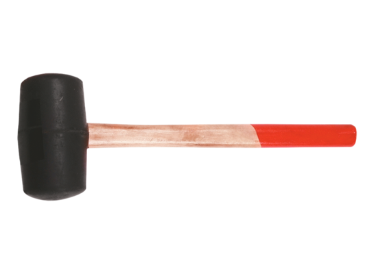 Młotek gumowy 55 mm / 320 g, trzonek drewniany Top Tools