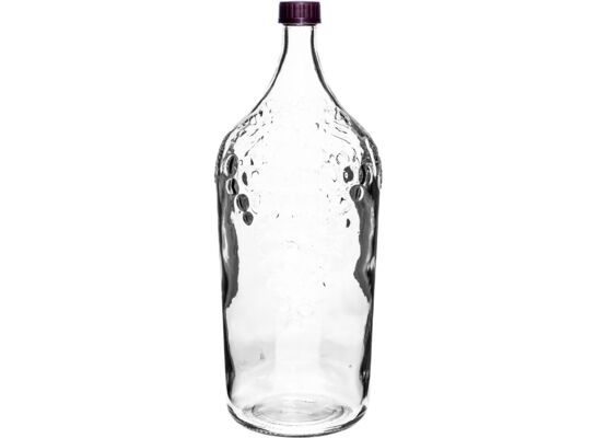 Butelka Winogron biała 2 l ornament z zakrętką Browin