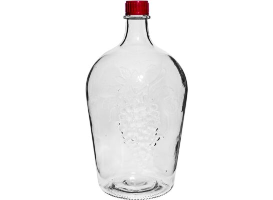 Butelka Sauvignon biała 4,5 l ornament z zakrętką Browin
