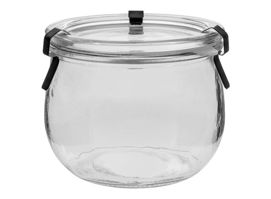 Słój do wekowania Pękaty brzuszek biały 500 ml Browin