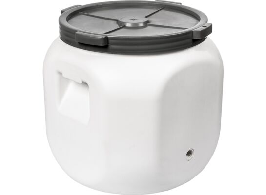 Beczka Don Kiszot biała 40 l z otworem na kran Browin