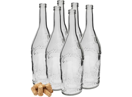 Butelka Domowa Nalewka 500 ml z korkiem 6 sztuk Browin
