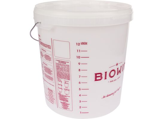 Pojemnik fermentacyjny 15 l z nadrukiem i pokrywką Browin