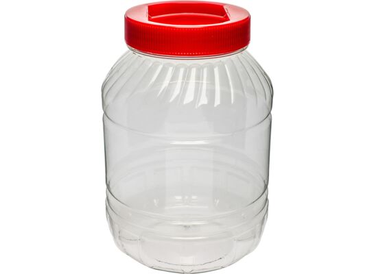 Słój plastikowy 5 l z kolorową zakrętką Browin