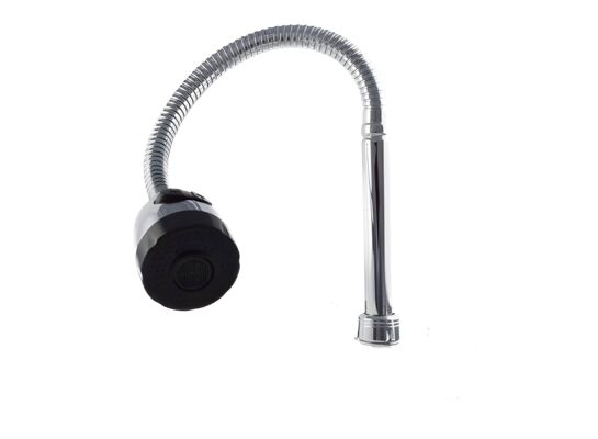 Wylewka 1/2" elastyczna 50 cm srebrny Akces