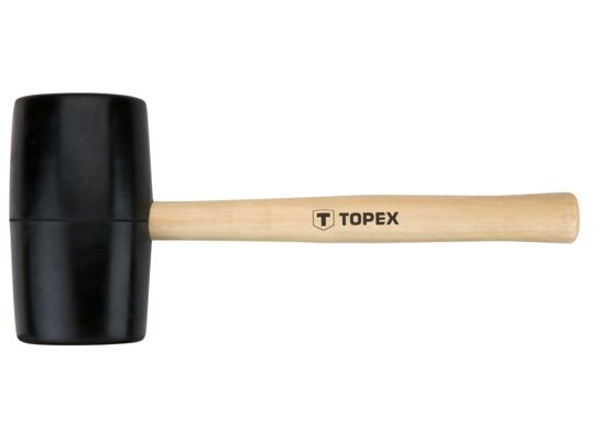 Młotek gumowy 72 mm / 900 g, trzonek drewniany TOPEX