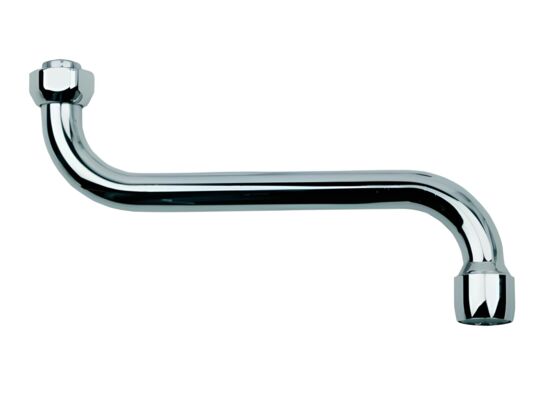 Wylewka 1/2" typu "S" L-250 mm srebrny Akces