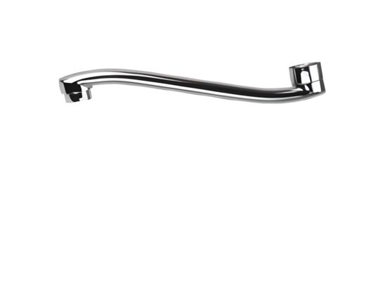 Wylewka profilowana do baterii jednouchwytowej typu "S" L-200 mm srebrny Akces