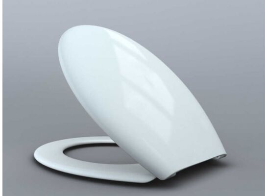 Deska uniwersalna z termoplastu Cedo Bermuda Rio Beach, zawias metal biała