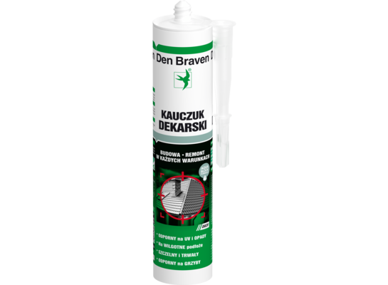 Kauczuk dekarski Rubber-Seal czarny 300 ml