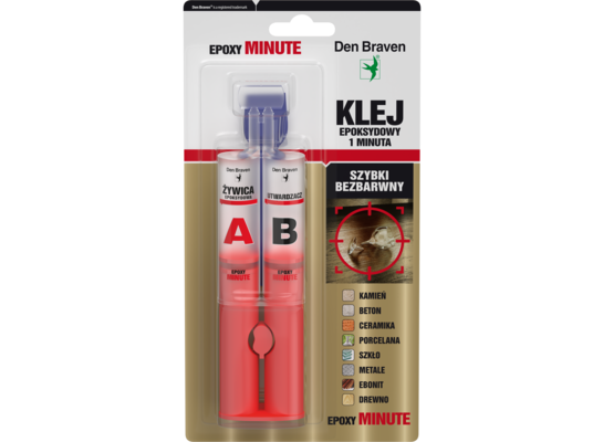 Klej Epoxy-Minute bezbarwny 2 x 12 ml