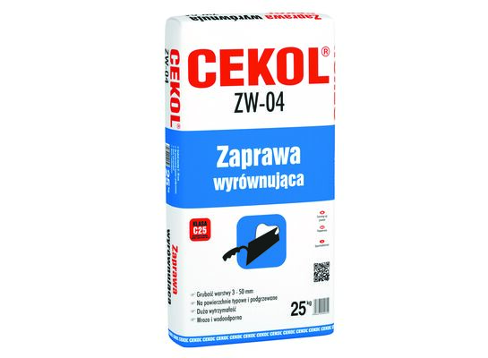 Zaprawa wyrównująca ZW-04 25 kg CEKOL 