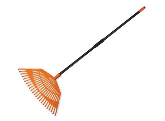 Grabie wachlarzowe 55 x 30 cm, 23 zęby, trzonek metalowy