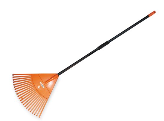 Grabie wachlarzowe 50 x 42 cm, 22 zęby, trzonek metalowy