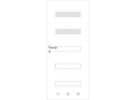 Skrzydło ROCO tuleje biały 70 L 2Z WC