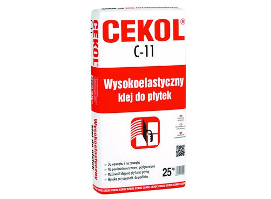 Klej wysokoelastyczny C-11 25 kg CEKOL