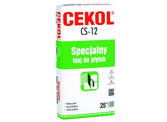 Specjalny klej do płytek CS-12, 25 kg CEKOL