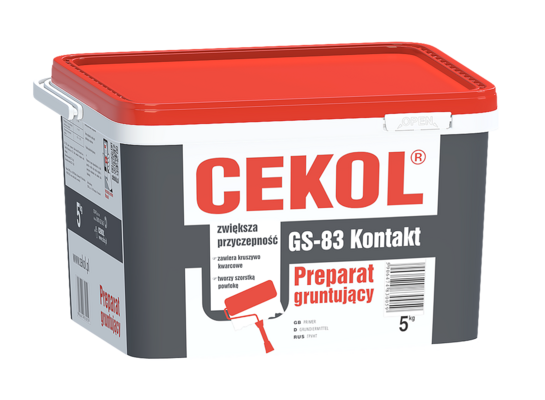 Preparat gruntujący GS-83-Kontakt 5 kg CEKOL